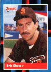 1988 Donruss Baseball Cards    387     Eric Show